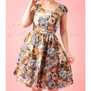 Retrolicious Purrfect Kitty Cat Dress